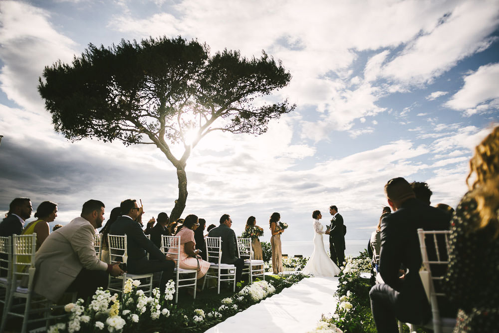 Ceremony with landscape - photo by Gabriele Fani photographer